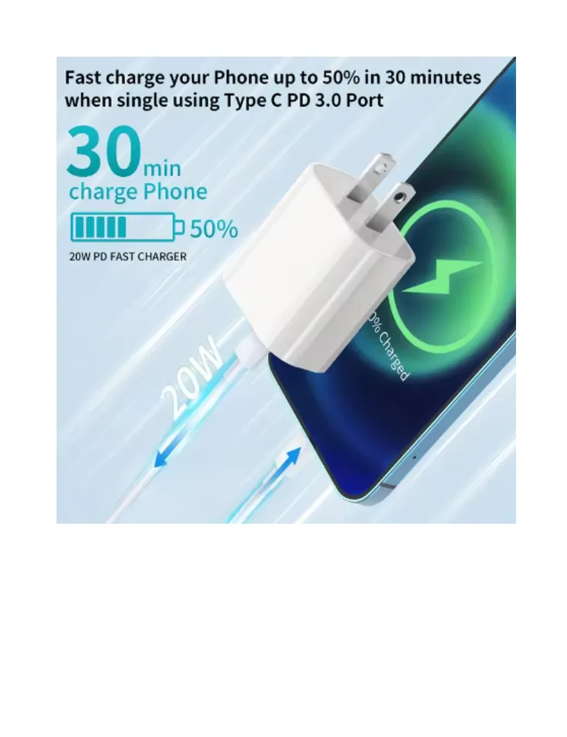 CARGADOR PARA CELULAR GENÉRICO MARRANITA A2597A2 USB-C 20W ROSADO, vista 3